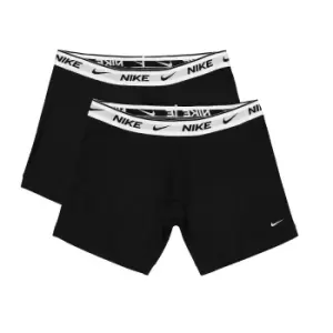 nike EDAY COTTON STRETCH BOXER BRIEFS, Black/White