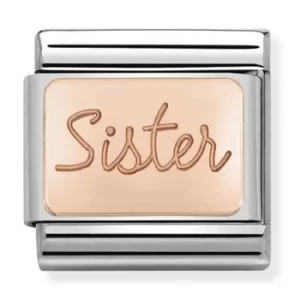 Nomination CLASSIC Rose Gold Plates Sister Charm 430101/38