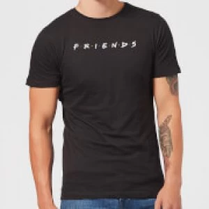 Friends Logo Mens T-Shirt - Black - XXL