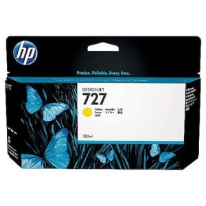 HP Original 727 Yellow Ink Cartridge 130ml