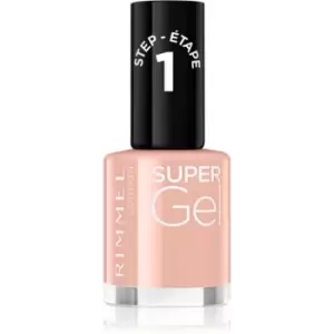 Rimmel Super Gel gel nail polish without UV/LED sealing shade 008 Girl Group Blush 12 ml