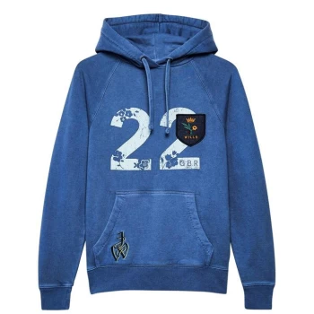 Jack Wills Redhill Modern Logo Hoodie - Blue