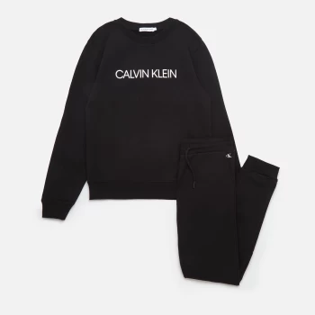 Calvin Klein Jeans Boys' Essential Sweatpants Set - Ck Black - 10 Years