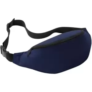 Adjustable Belt Bag (2.5 Litres) (One Size) (French Navy) - Bagbase