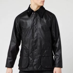 Barbour Heritage Mens Bedale Wax Jacket - Black - M