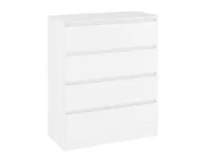 Seconique Malvern White 4 Drawer Chest of Drawers