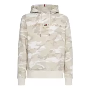 Tommy Hilfiger Camo Tommy Logo Hoody - Beige