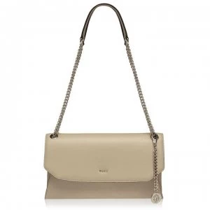 DKNY Sutton Chain Envelope Shoulder Clutch - Fog