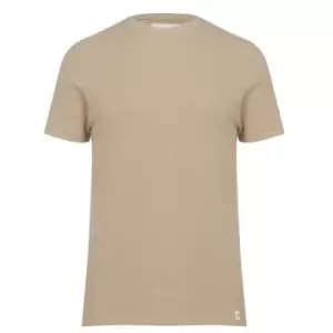 Firetrap Waffle T Shirt Mens - Beige