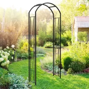 Panacea Camberwell Metal Garden Arch 7'8 x 32