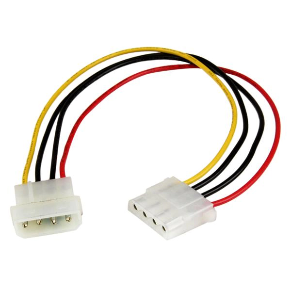 StarTech 12" Molex LP4 Power Extension Cable MF