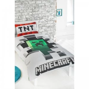 Minecraft Dynamite Panel Reversible Duvet Set