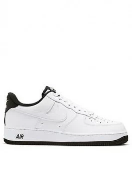 Nike Air Force 1 '07 1 - White/Black, Size 10.5, Men