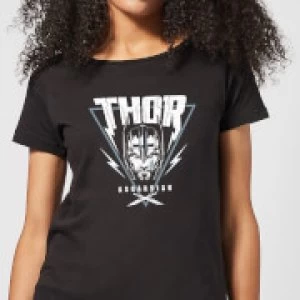 Marvel Thor Ragnarok Asgardian Triangle Womens T-Shirt - Black - S