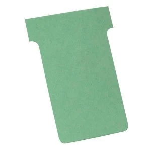 Nobo T Cards Size 2 Light Green Pack of 100 T Cards