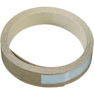 Wickes Iron On Edging Tape Oak Effect 19 x 2500mm