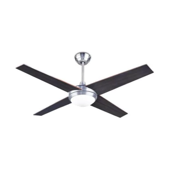 Leds-c4 Lighting - Leds-C4 Hawai 1 Light Ceiling Fan Satin Nickel