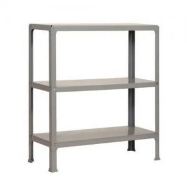 ESE Direct Boltless Steel Shelving with 3 Metal Shelves - 1000 x 1000 x 300mm (H x W x D) 385660 Archive Storage Shelving