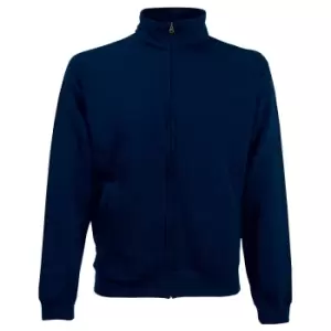 Fruit Of The Loom Mens Sweatshirt Jacket (S) (Deep Navy)