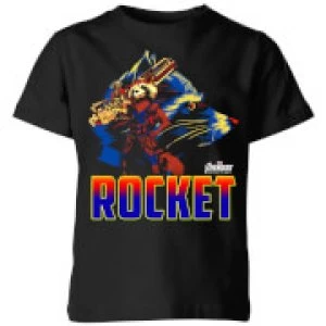 Avengers Rocket Kids T-Shirt - Black - 5-6 Years