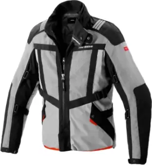 Spidi Netrunner H2Out Motorcycle Textile Jacket, black-grey, Size S, black-grey, Size S