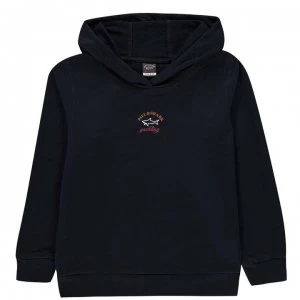 Paul And Shark Crew Boys Chest Logo OTH Hoodie - Navy 013