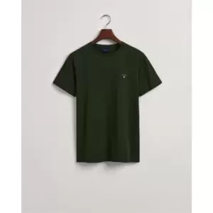 Gant Crew Logo T Shirt - Green