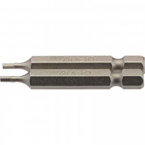 Draper Hex Screwdriver Bit Hex 2mm 50mm Pack of 2