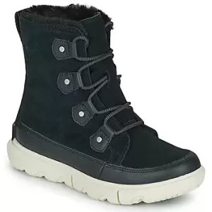 Sorel SOREL EXPLORER II JOAN FAUX FUR womens Mid Boots in Black,9