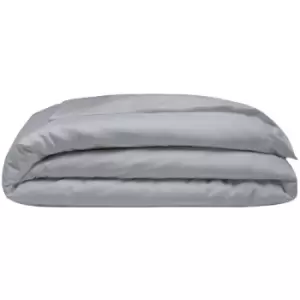 Belledorm 400 Thread Count Egyptian Cotton Oxford Duvet Cover (Single) (Platinum) - Platinum