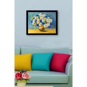 SC0743 Multicolor Decorative Framed MDF Painting