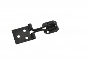 Wickes Wire Hasp and Staple - Black 75mm