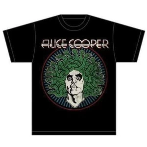 Alice Cooper - Medusa Vintage Unisex XX-Large T-Shirt - Black