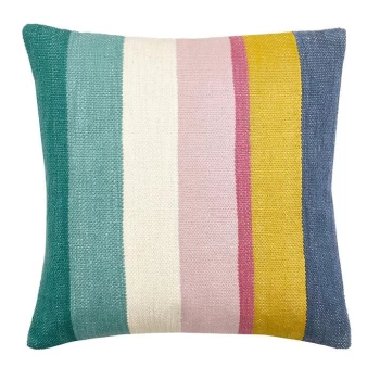 Joules Cotswold Woven Stripe Cushion - Multi