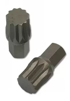 Laser Tools 3799 Spline Bit Set - 2pc Chrome Vanadium