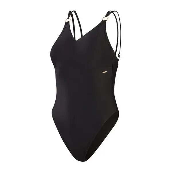 Speedo Womens Shaping Strappy 1 Piece - Black 32/8