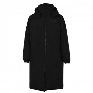 Lacoste L!VE Long Hooded Parka Jacket - Black C31