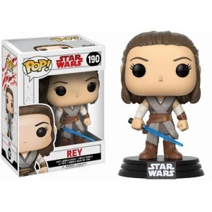 Rey Star Wars Episode 8 The last Jedi Funko Pop Bobble Vinyl Figure