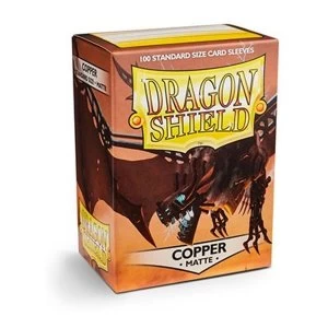 Dragon Shield Matte - Copper 100 Sleeves In Box - 10 Packs