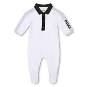 Boss Logo Onesie Infant Boys - White