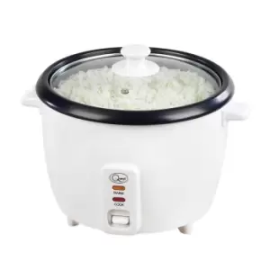 Quest 35530 0.8L Electrical Rice Cooker with Non-Stick Bowl and Measuring Cup - White