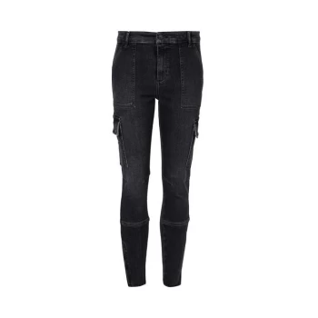 AllSaints Duran Skinny Cargo Trousers - Black