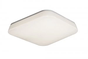 Flush Ceiling, Flush Wall 28W Large LED 3000K, 2800lm, White Acrylic