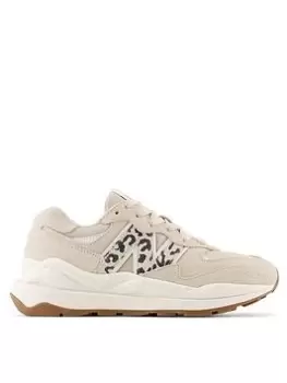 New Balance 5740 Trainers - Beige , Print, Size 6, Women