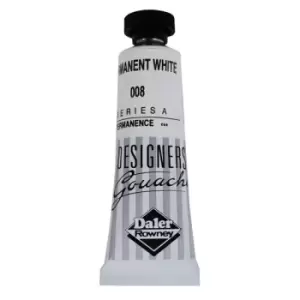 Daler-Rowney 136005008 Designers' Gouache Paint 15ml Permanent White