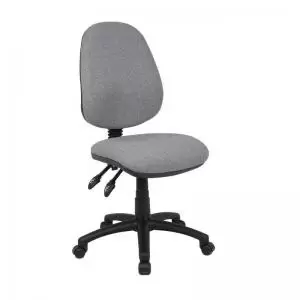 Vantage 100 2 lever PCB operators chair with no arms - grey