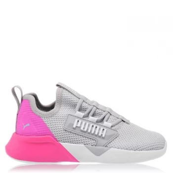 Puma Retaliate Trainers Child Girls - Grey/Pink/Aruba