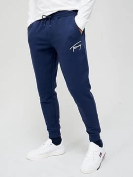 Tommy Jeans Signature Joggers - Twilight Navy, Twilight Navy Size M Men