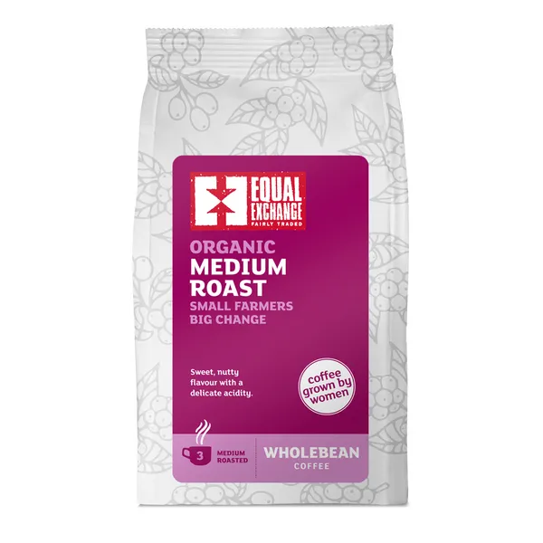 Equal Exchange Medium Roast Beans Coffee 227g