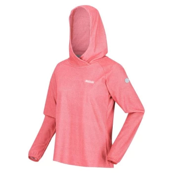 Regatta Womens Montes Fleeced Hoodie - NeonPeach/Wh